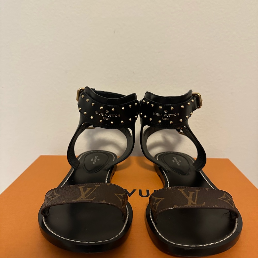 Louis Vuitton Nomad Flat Sandals (Size 38)